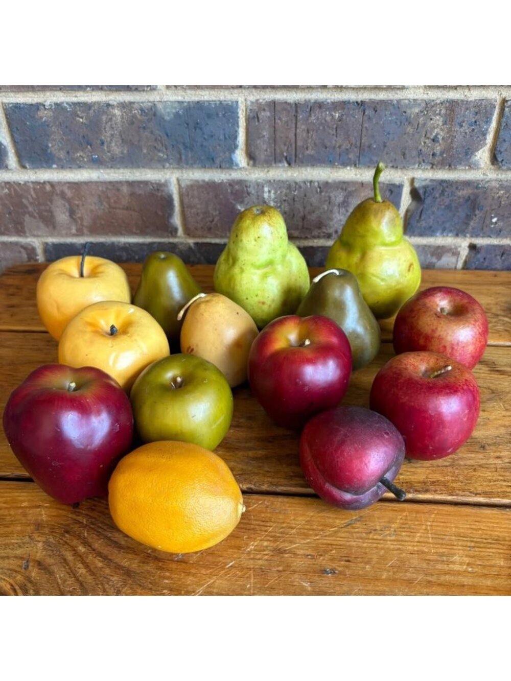 Realistic Faux Fruit Basket Bowl Filler Vinyl Skin Foam